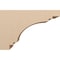 Ekena Millwork 11"W x 33"D x 22"H Classic Pescadero Rough Cedar Woodgrain TimberThane Corbel, Primed Tan CORUR11X33X22PECRCPR - alternate 4